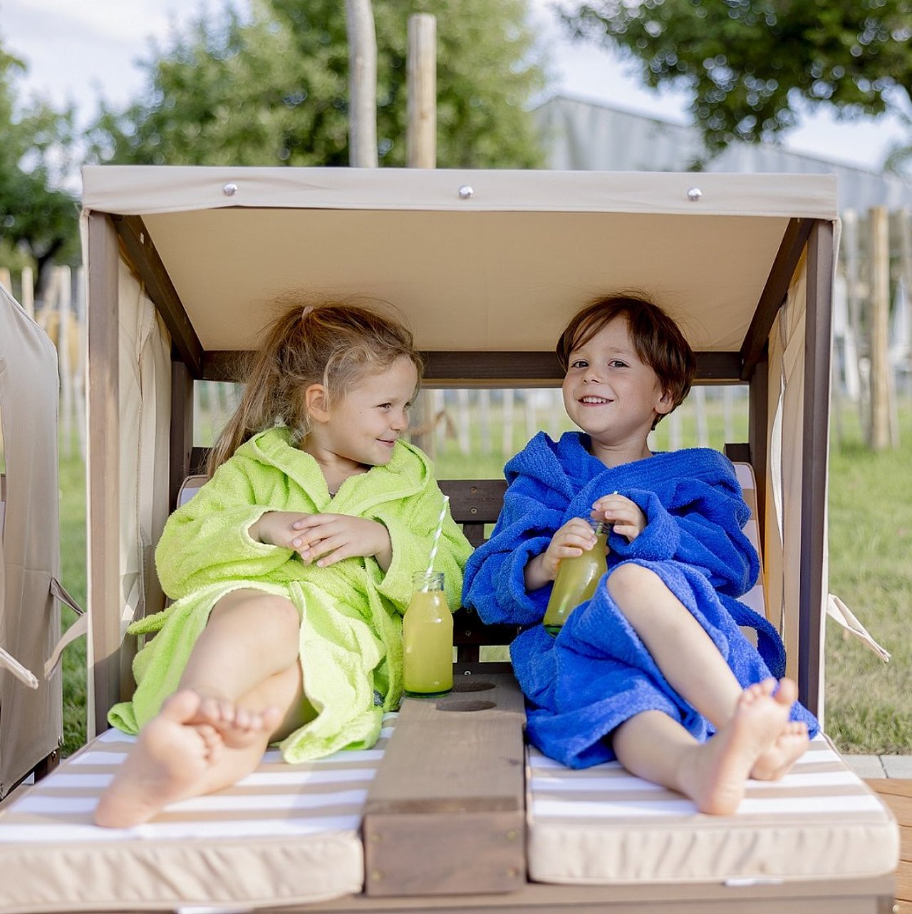 Ferienhof Hardthöhe- Urlaub auf dem Bauernhof, Strandkorb